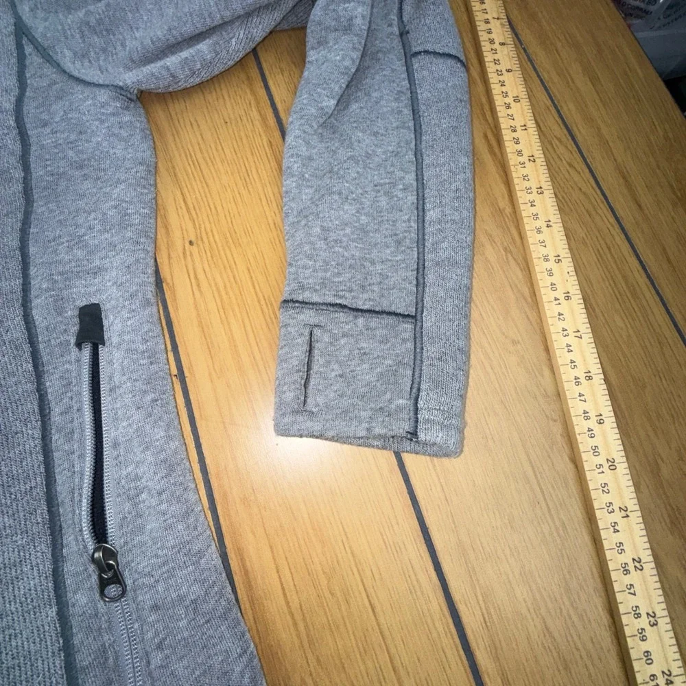 Kuhl Interceptr Mens Full Zip Fleece Jacket‎ Gray Heather Hiking Outdoor Medium